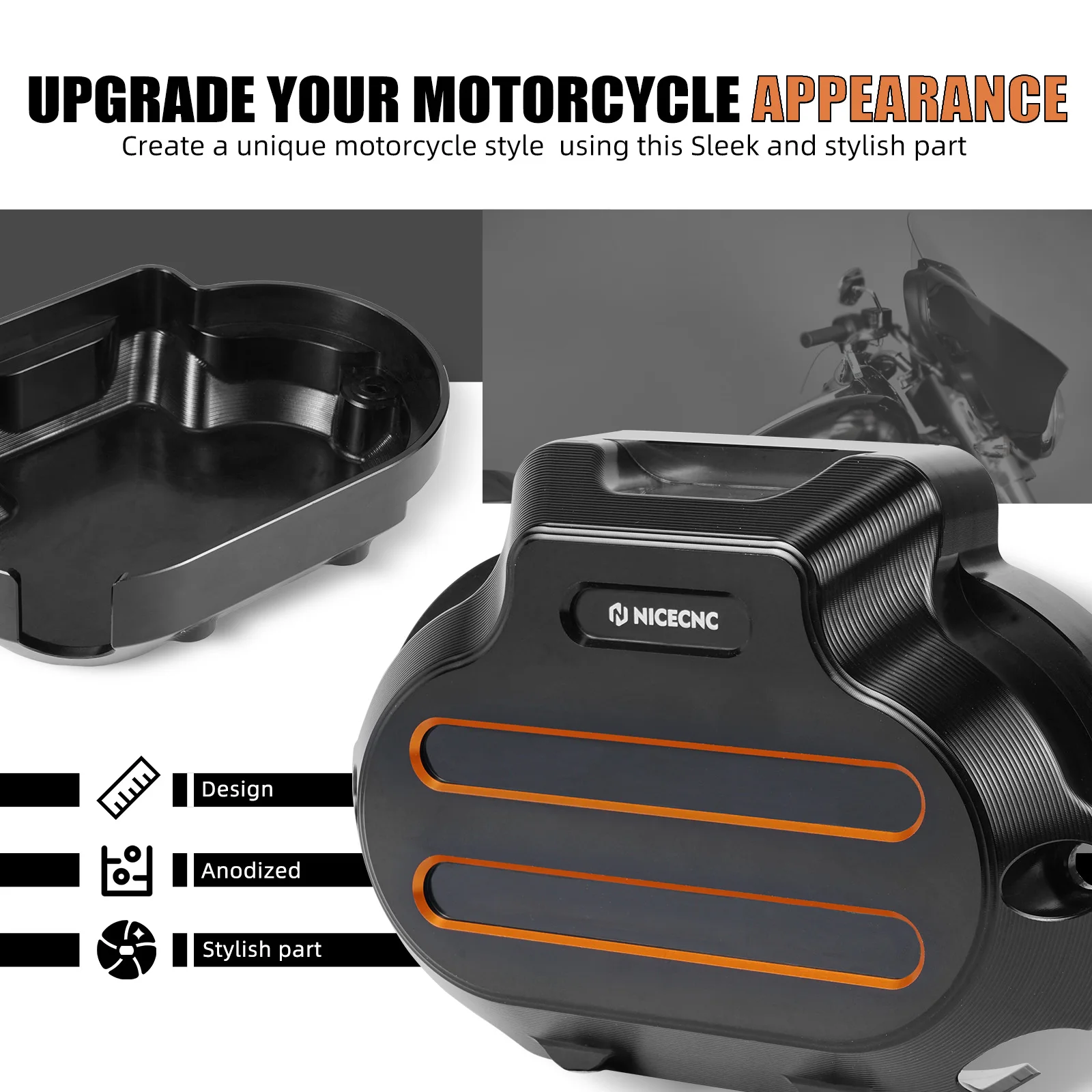 Für Harley Street Glide Special Road Glide 17-20 Getriebe Seitenabdeckung Für Harley Road King FLHR FLHRXS Electra Glide Standard – Detail 9