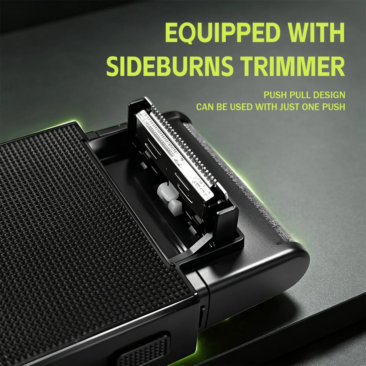 Rechargeable Professional Men's Shaver and Beard Trimmer with Travel Case