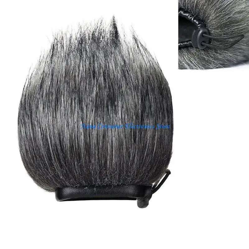 G7NE Recorder Furry Outdoor-Windschutzscheiben-Muff für Pop-Filter, Windschutz, passend für Zoom H1, handlicher tragbarer – Detail 8