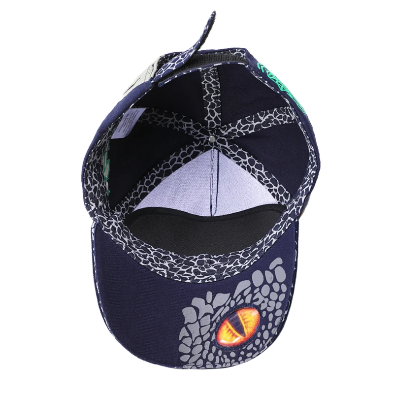 EXDINO Kids Hats 3D Dinosaur 3-10Y Boys Girls Sports Baseball Cap Adjustable Cotton Breathable Children's Outdoor Sun Hats baseball cap baby hat kids caps