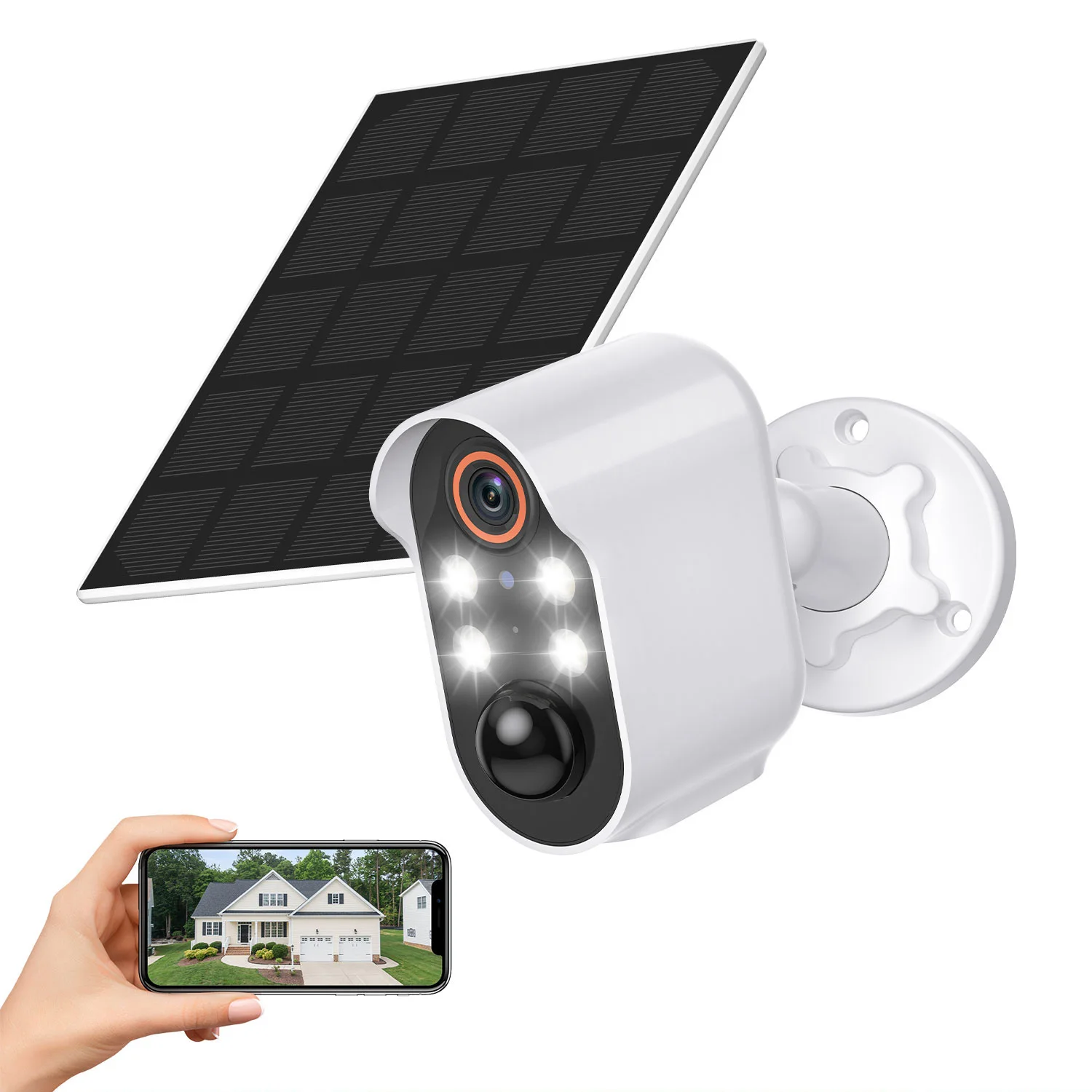 防犯カメラ HD Security Camera TSG-C6 2MP solar video surveillance camera rechargeable WIFI PTZ