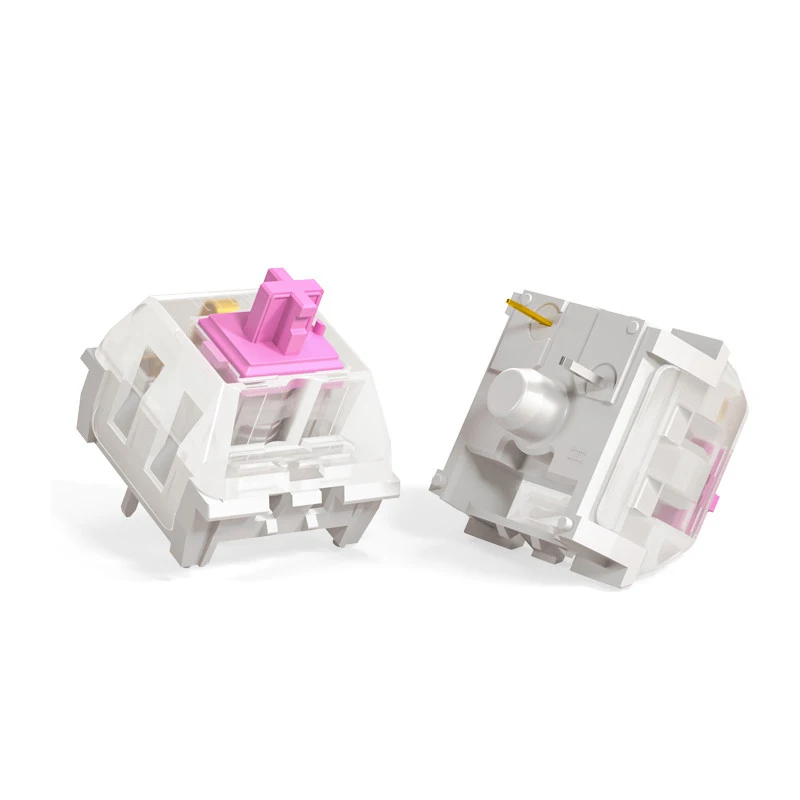 Kailh Interruptor de Velocidade Ouro Tira Cobre Rosa Caixa Estilo Chinês Vermelho Verde Amarelo Preto Marrom Azul Interruptores para Teclado Mecânico - Imagem 6