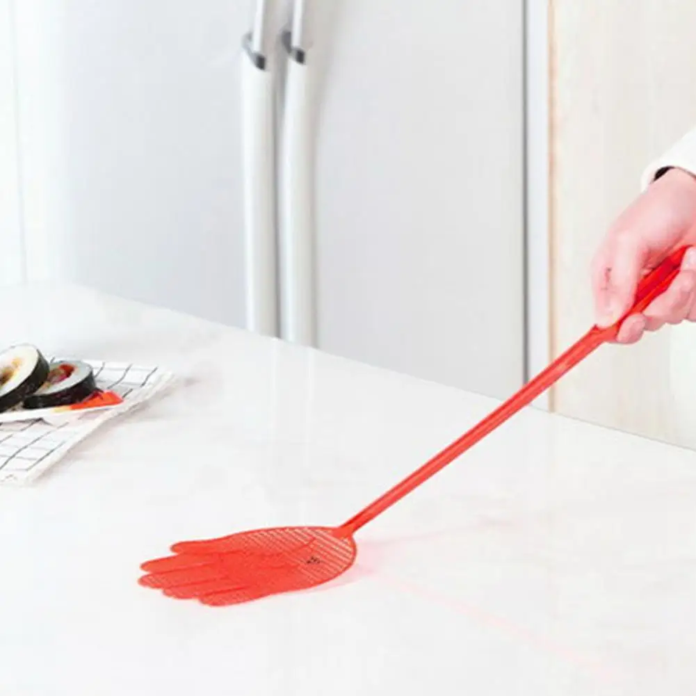 4Pcs Swatters Efficient Flexible PP Handheld Fly Swatter Trap Long Handle Convenient Fly Swatter Shatter Household Supplies