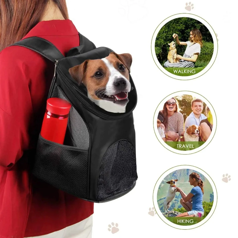 Title 3, Outdoor Pet Carrier Backpack Cat Dog Carrier Ba...