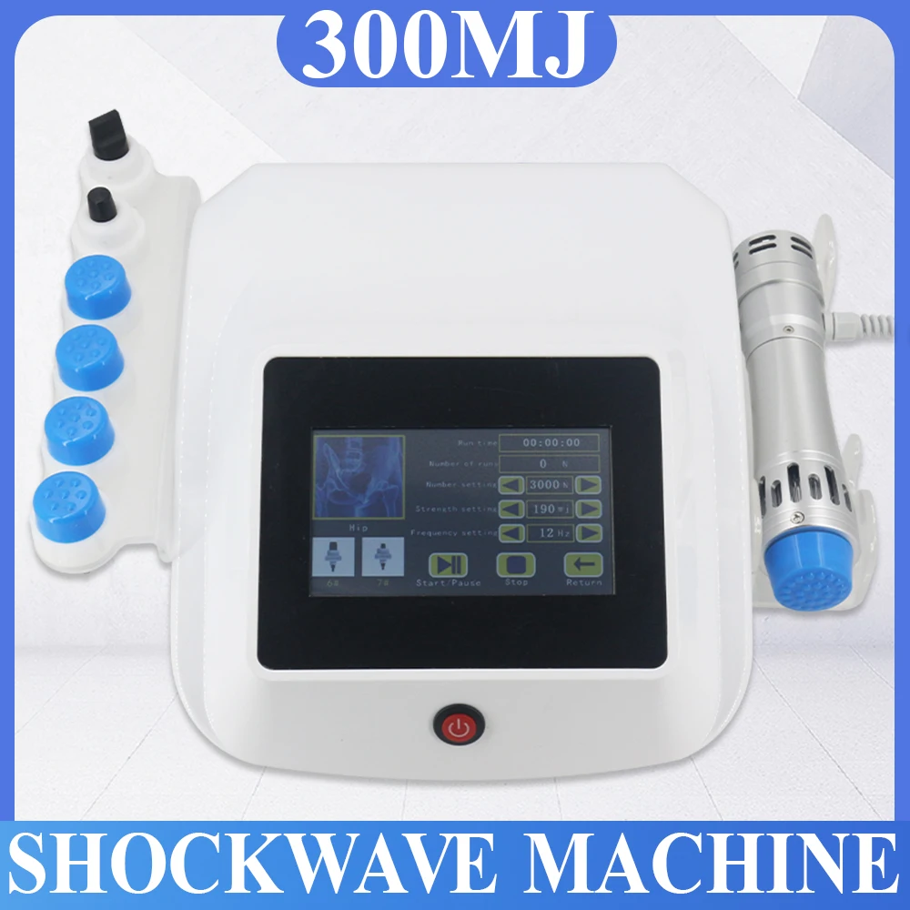 

Physiotherapy Shockwave Therapy Machine 300MJ Shock Wave Effective ED Treatment Relieve Muscle Pain Massage Relaxation Body