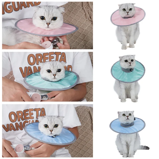 Pet Cat Protective Collar Neck Recovery Cone Collar for Anti-Bite Lick Reusable Cat Dogs Health Medical Circle for Pet Supplies 6