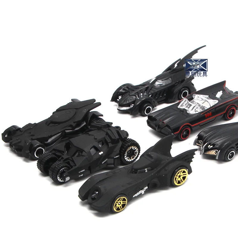 6pcs/set Batmobile Alloy Set Model Cars DC Batman Tumbler 6 Generation Tank Combination Home Decoration Car Toys for Children 4