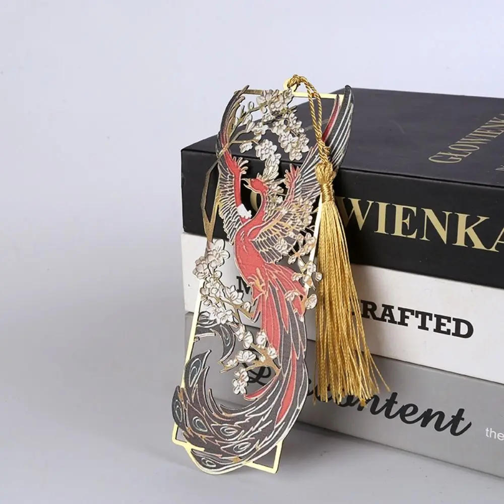 

Page Holder Four Mythical Beast Bookmarks Books Support Creative Craft Hollow Out Book Clip Retro Chinese Style