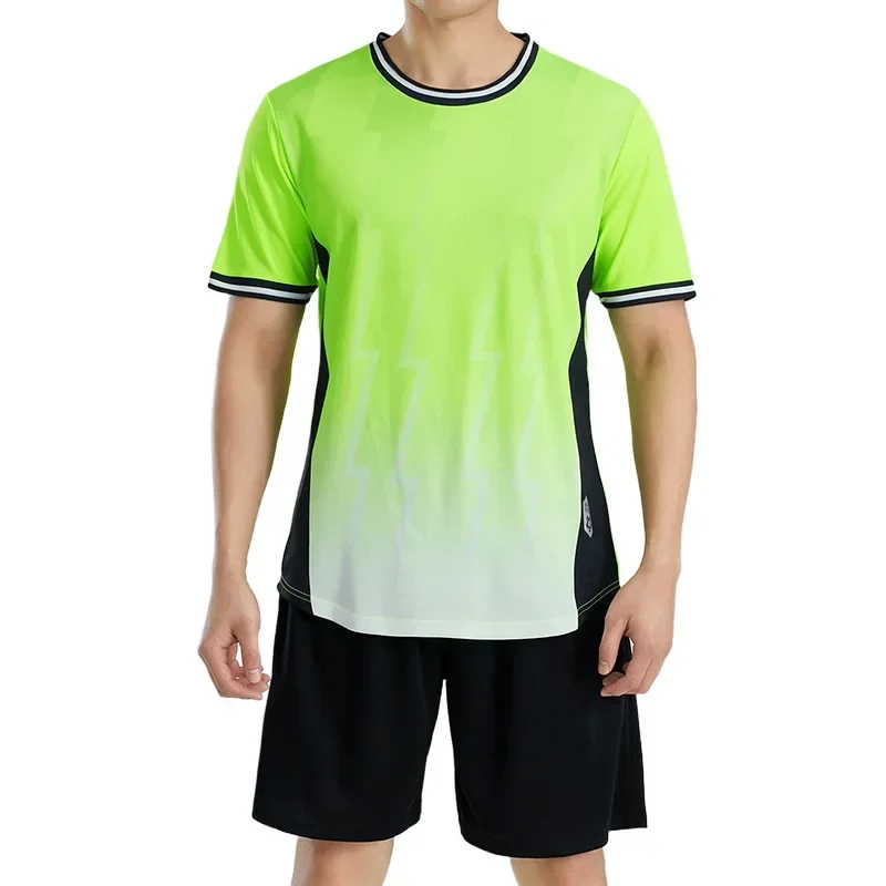 Adult Personalize Football Jerseys Soccer Uniform MAN Women Team Training Quick-Drying Sportswear Futsal Tracksuit Outfit