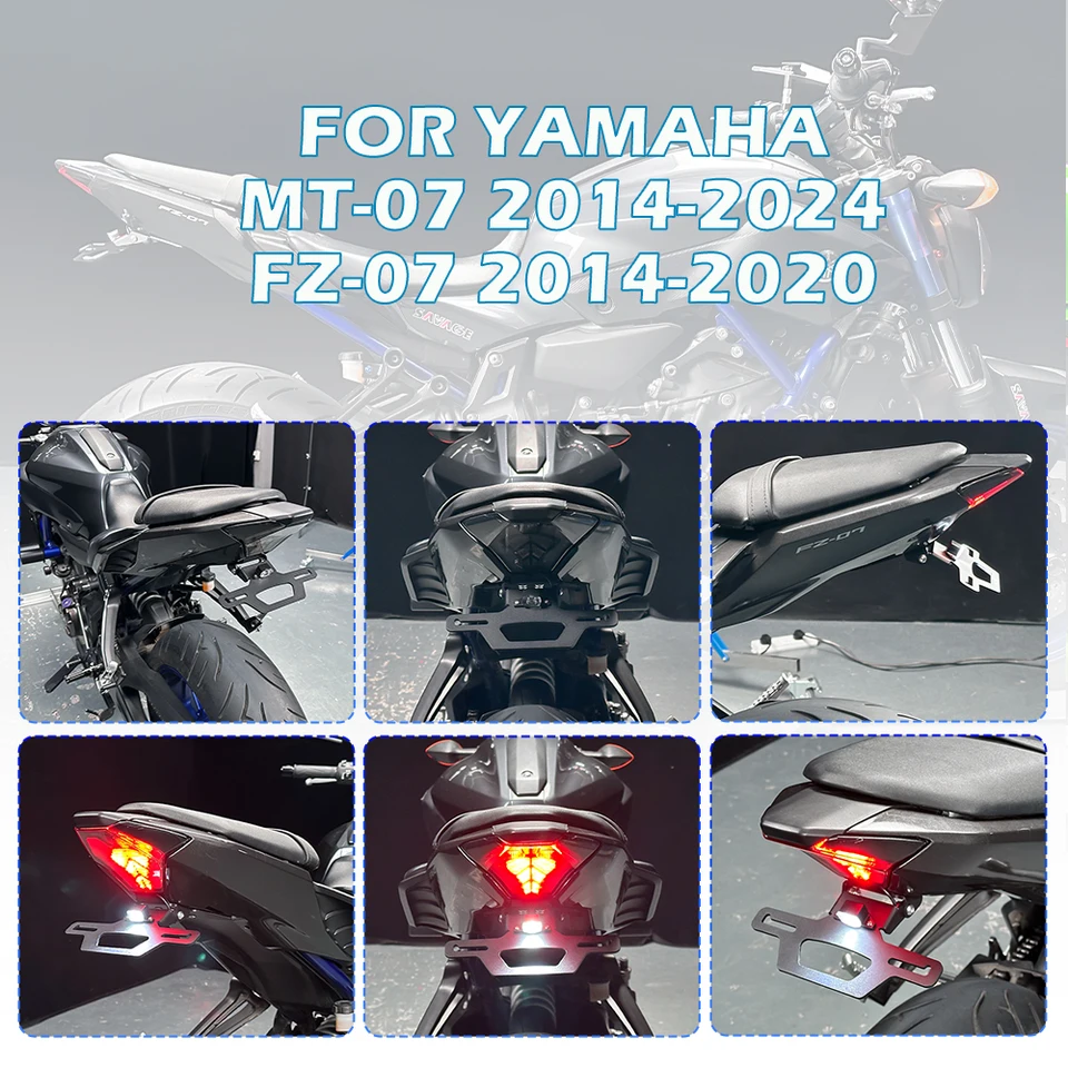 Tail Tidy / Fender Eliminator Kit For Yamaha MT-07 & FZ-07 (2014-2024) - By Dbmoto