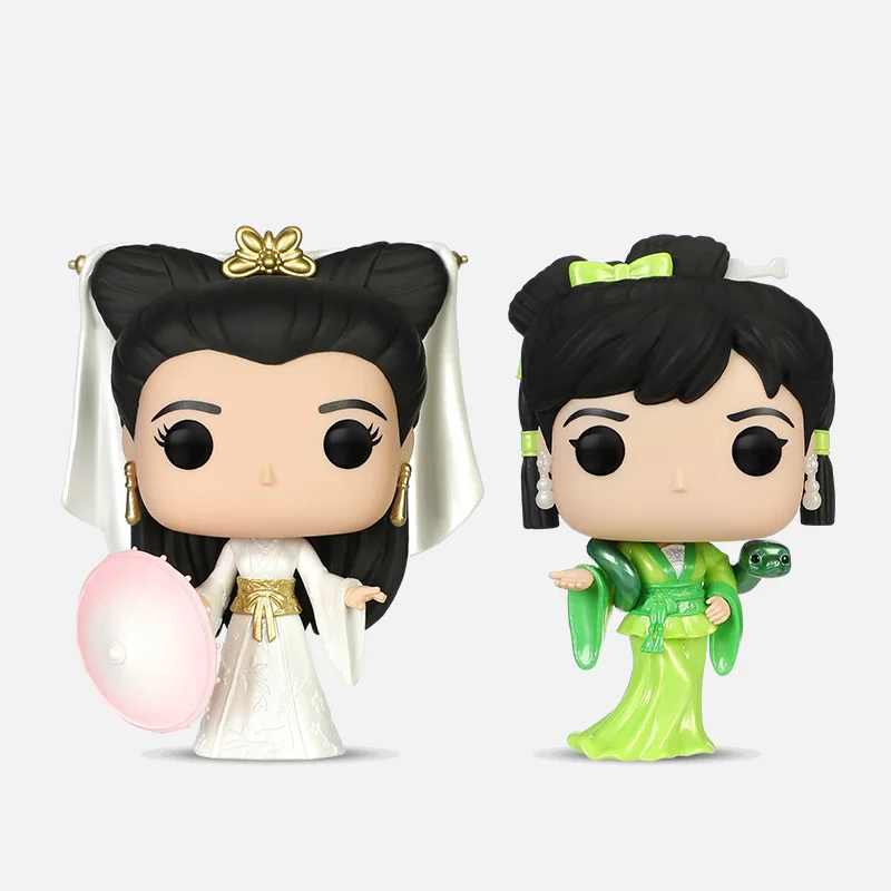 thumbnail image 2 of Figuras de acción de vinilo Funko POP Asia Chinese Storybook Classics: Lady Green Snake n.° 135 White Snake n.° 136, 2 of 5