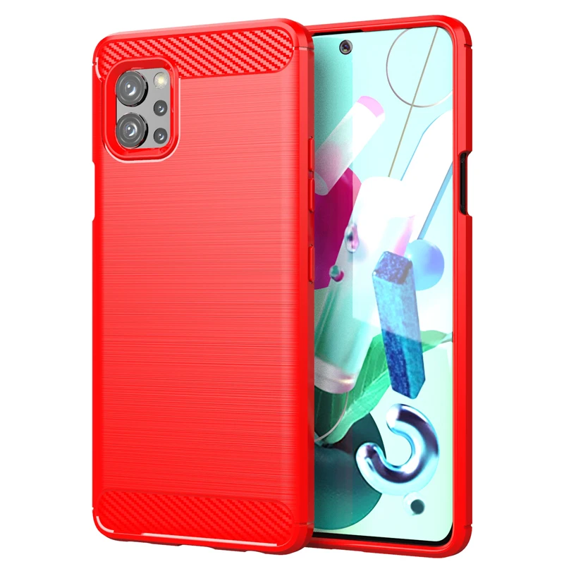 Luxurious Matte Silicone Phone Case - Soft Shockproof Carbon Fiber Protector