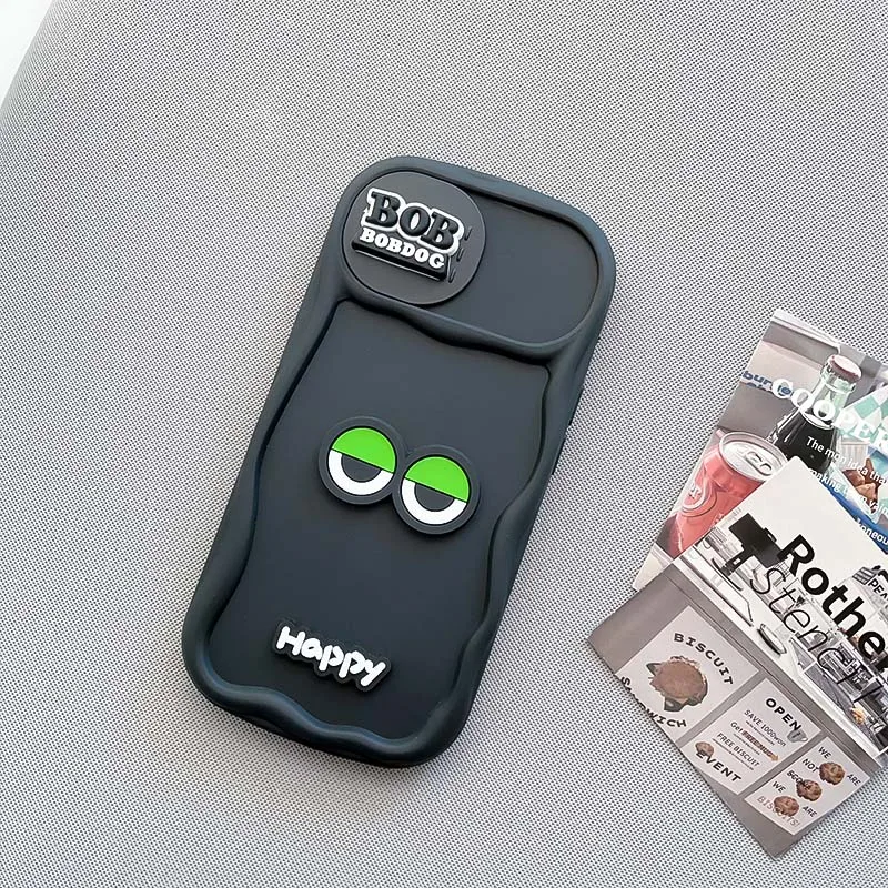 Phone Protective Case With 3d Cartoon Eyes For Iphone Series_voghion.com