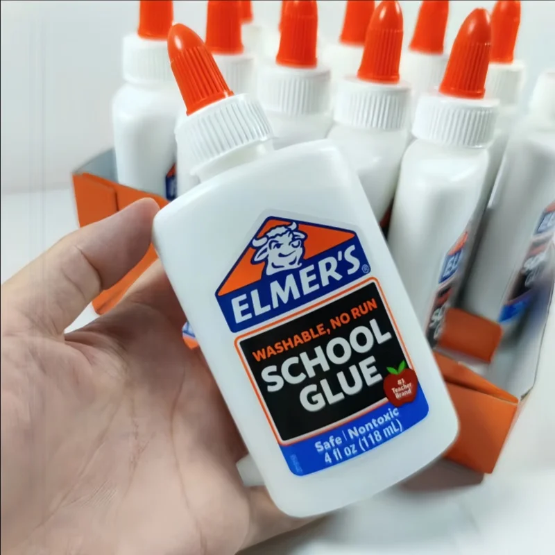 Colla Elmers originale Colla liquida lavabile per la scuola Colla per melma Colla tutta la colla bianca Ottimo per realizzare melma - immagine 2