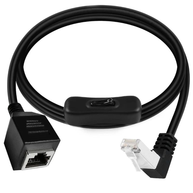 Y1UB CAT6e RJ45 연장 케이블(수-암 커넥터 포함) 100cm/39.37인치