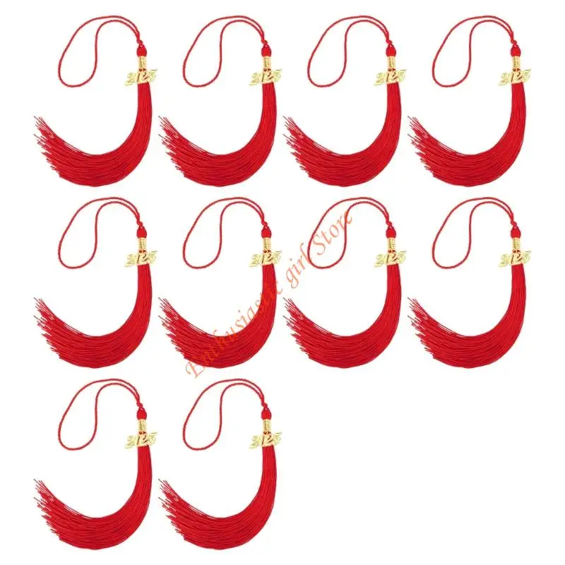 10PCS 2025 졸업 모자 술 매력 졸업 가운 모자 장식 술 대학 및 학교 졸업생 RXJB