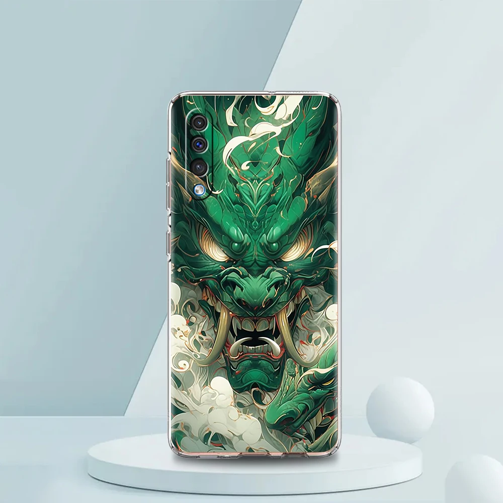 Dazzling Dragon Transparent Soft TPU Phone Case