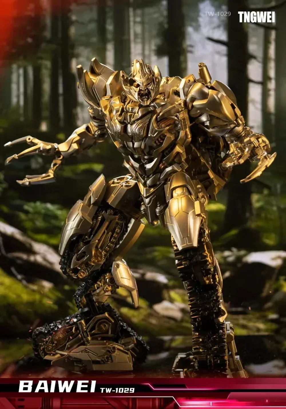 Trasformazione Tw1029 Megatank Anime Figure Movie Megatank Metal Coating Studio Series Ko Ss13 Action Figure Robot Toys