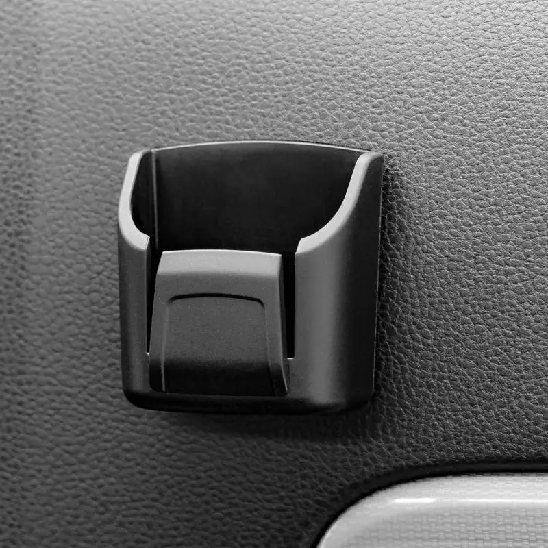 Universal Fit Car Key Holder Clip Dashboard Organizer Adhesive Mount Interior Storage Box Key Rack for Cards & Keys