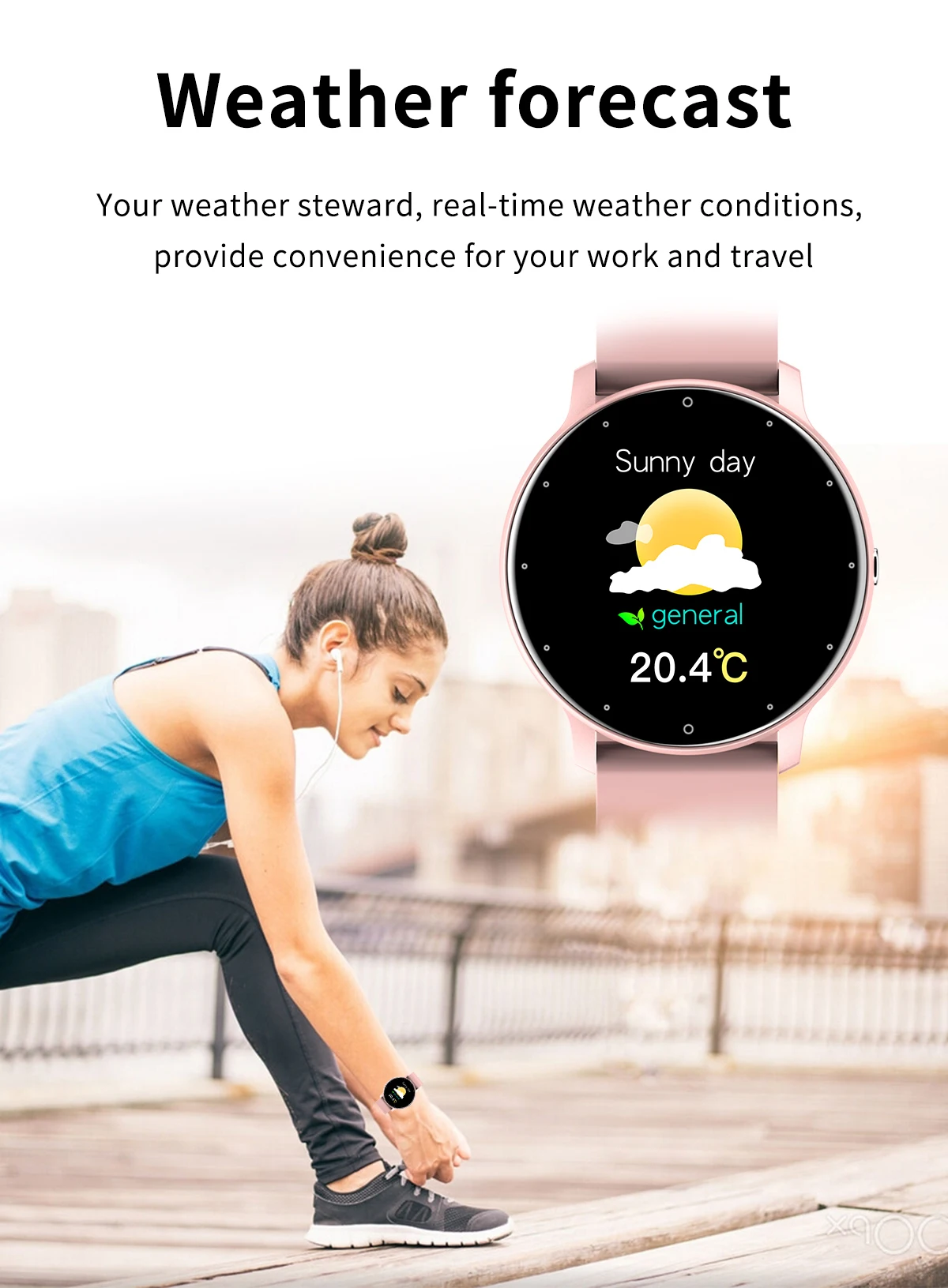 2022 Fashion Smart Watch Ladies Heart Rate Blood Pressure Multifunctional Sport Watch Men Woman Waterproof Smartwatch Women