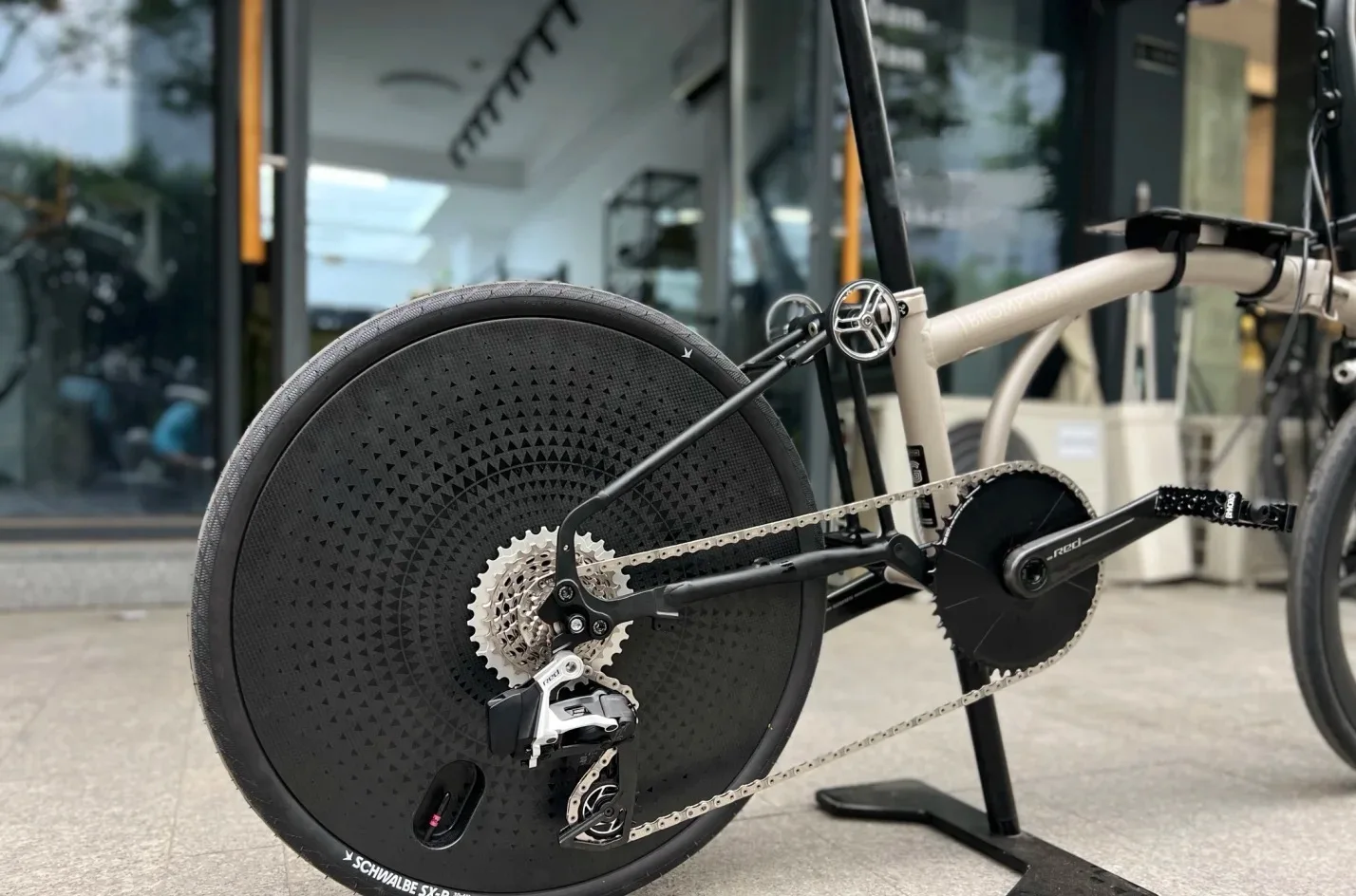 ブロンプトン G ライン用 Titanium-DX フロントフォーク リア