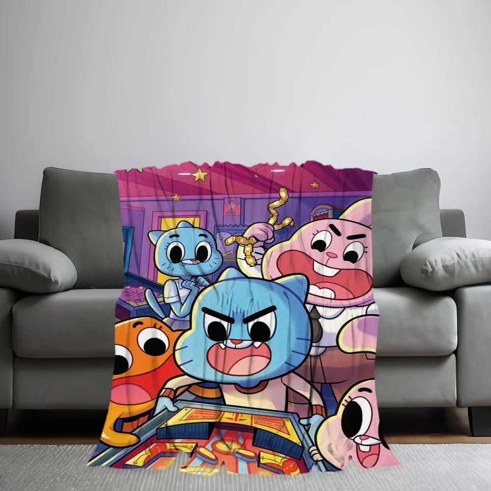 The Amazing World G-Gumball Blanket Skin friendly comfort warm soft plush blanket suitable sofa living room office bedroom 2
