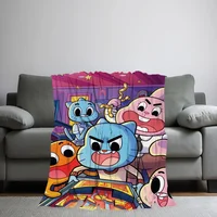 The Amazing World G-Gumball Blanket Skin friendly comfort warm soft plush blanket suitable sofa living room office bedroom 2
