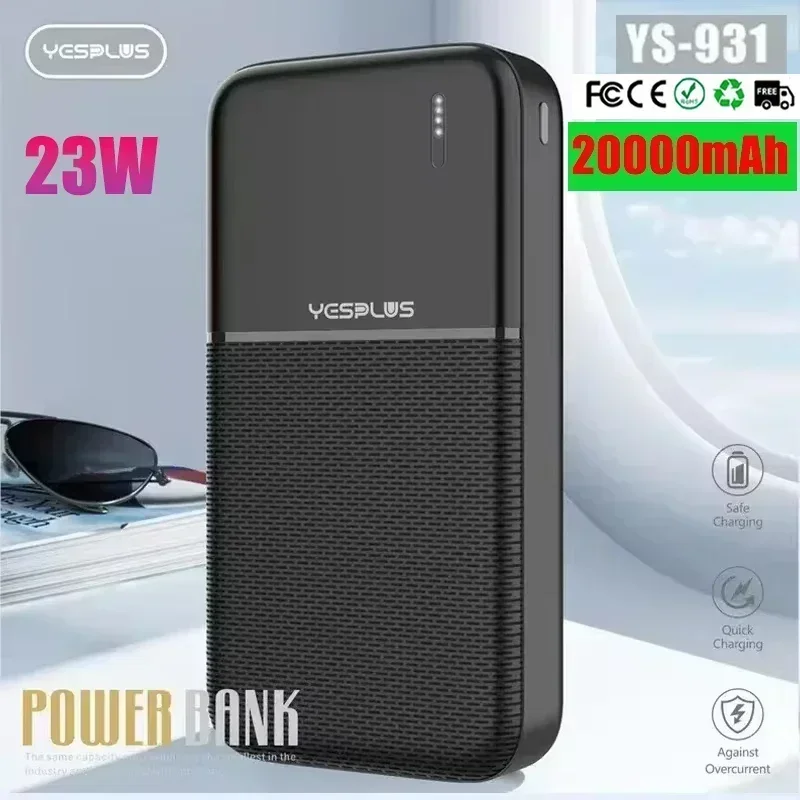 New Generation Portable Power Bank 23W - Large Capacity20000mAh Spare Battery for Huawei Samsung Xiaomi PD20W Pilha RecarregÃ¡vel