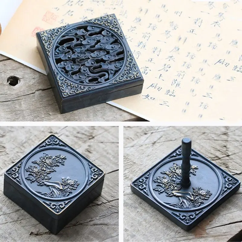 Xiangyun Relief Pure Copper Advanced Incense Tools DIY Household Incense Seal Tools Ash Powder Equipment