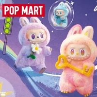 1 set/6 pack of Labubu plush dolls - macaron, Bubble Mart 100% authentic. It's the perfect gift for kids, family, and friends 1