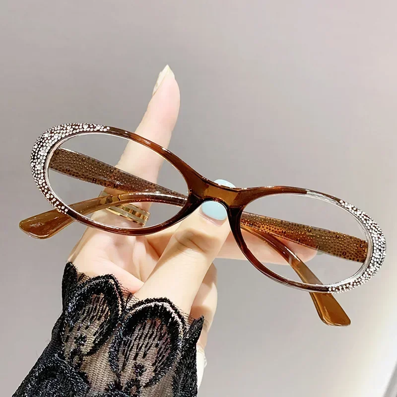 Luxury Diamond Frame Blue Light Blocking Eyeglasses in 5 Colors