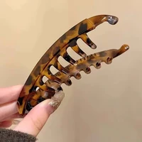 Pince à cheveux en écaille de tortue, épingle à cheveux en forme de poisson pour femmes, accessoires pour cheveux, pinces à torsion, barrettes pour queue de cheval, coiffes 3