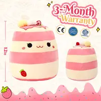 30cm Cartoon Cookies Plush Pillow Soft Food Pilllows Stuffed Strawberry Waffles Dolls for Kids Children Girl Birthday Room Decor 2