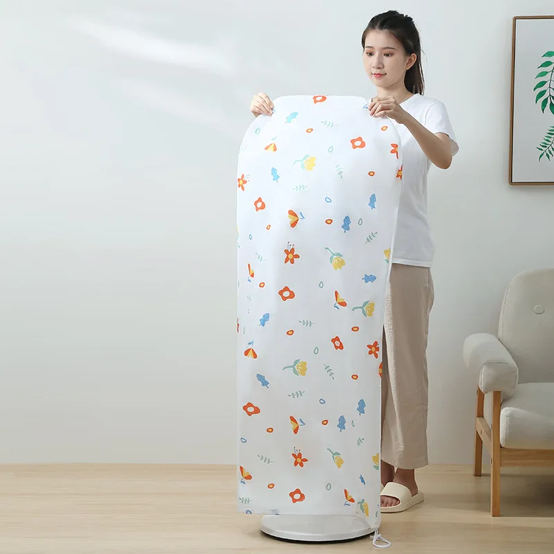 Electric Fan Cover Dustproof Round Standing Fans Mesh Shield Protector Bag 50-65cm Damp-Proof Pedestal Floor Fan Anti-Dust Cover