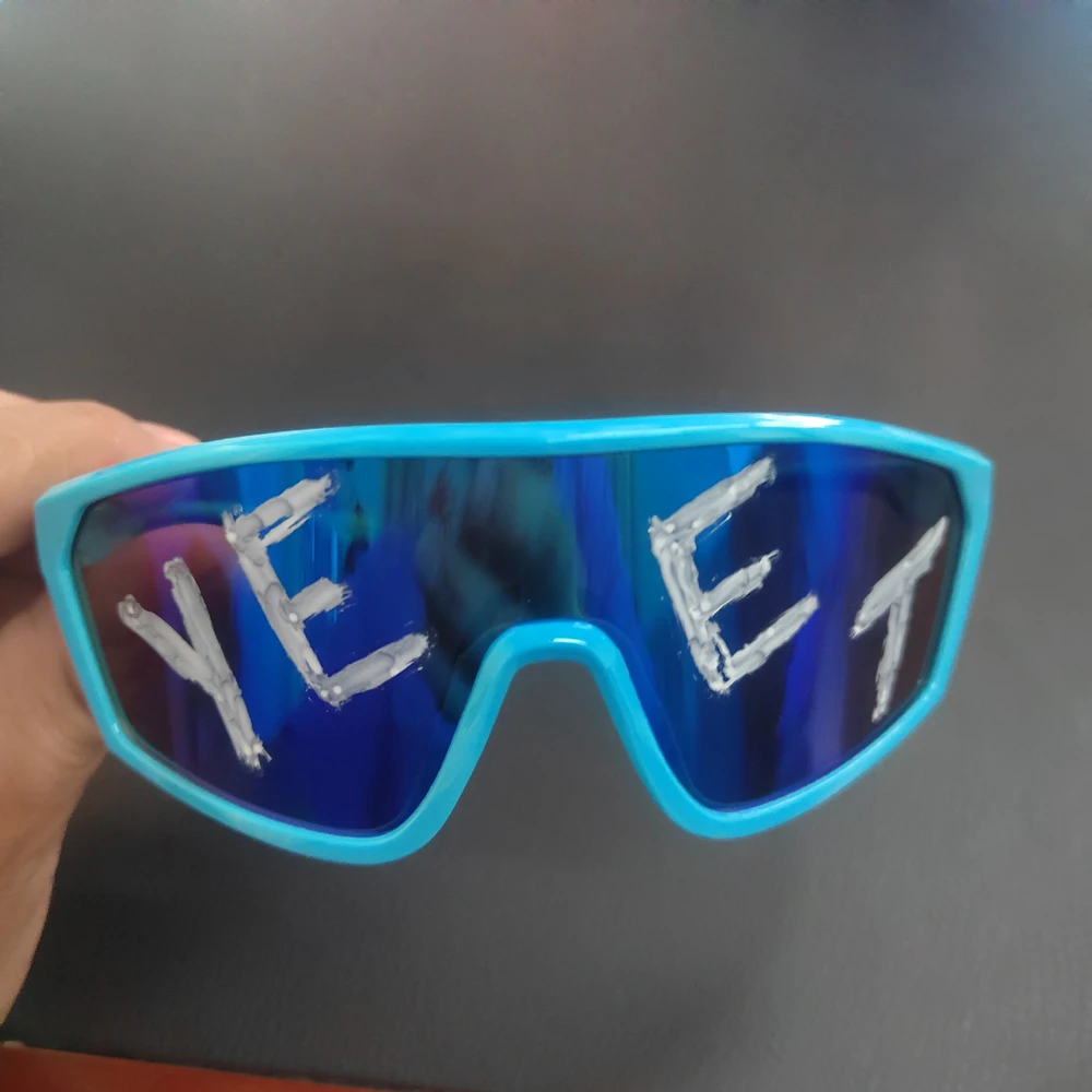 key uso sunglasses Blue YEET Sunglasses Sports Shades for Main Event Jey Uso Costume children 4