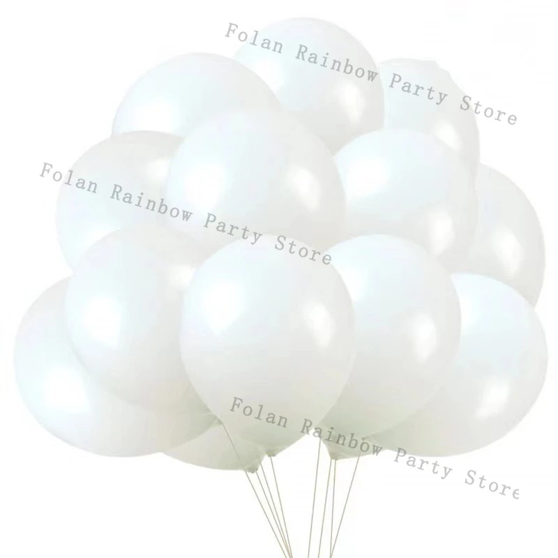 20/50pcs 10inch Matte Latex Balloon White Pink Blue Helium Ball Wedding Adult Kids Birthday Party Decorations Baby Shower Globos
