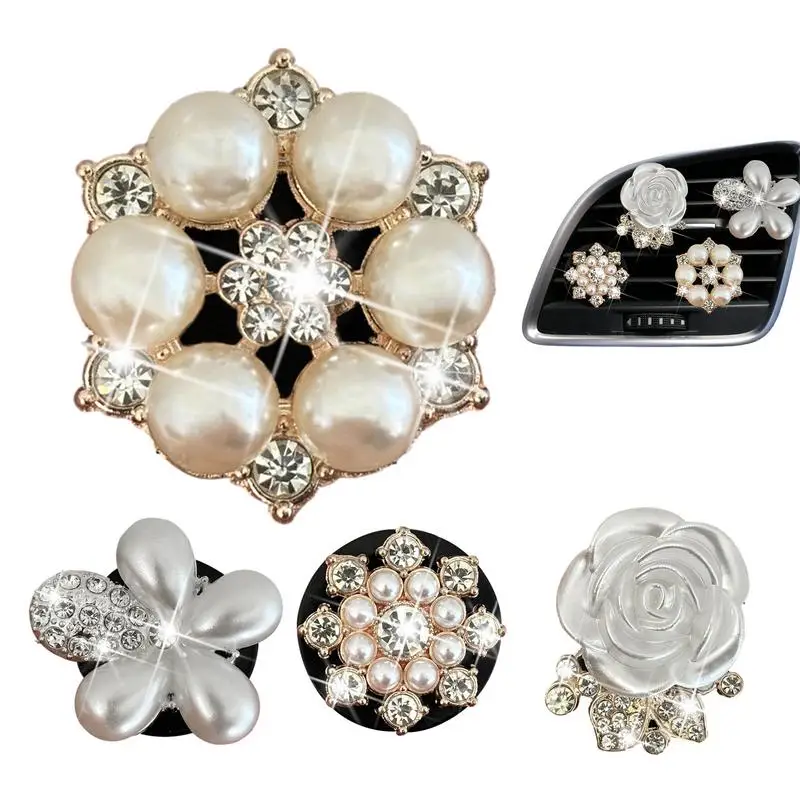 

Car Air Vent Clip Aromatherapy Diffuser Vent Clips Rhinestone Car Air Conditioner Outlet Clips for Cars and SUVs