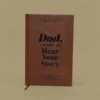 Dad Mom I Want To Hear Your Story Leather Journal Personalized Parents Guided Notebook For Share His Life  Birthday Gift 6
