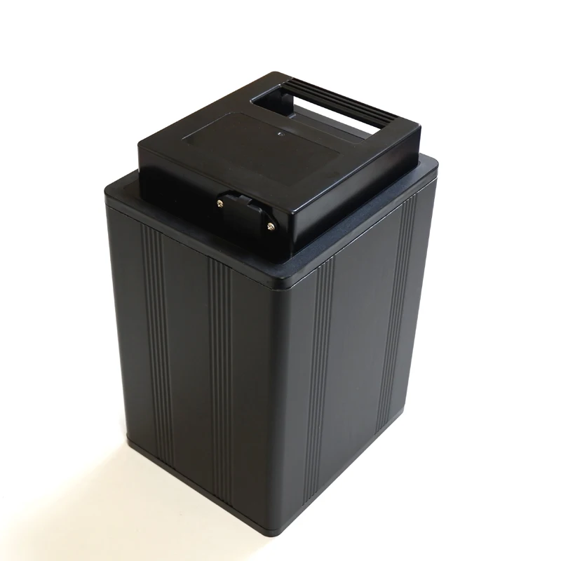 

High quality 18650 battery aluminum box with ABS plastic cover
