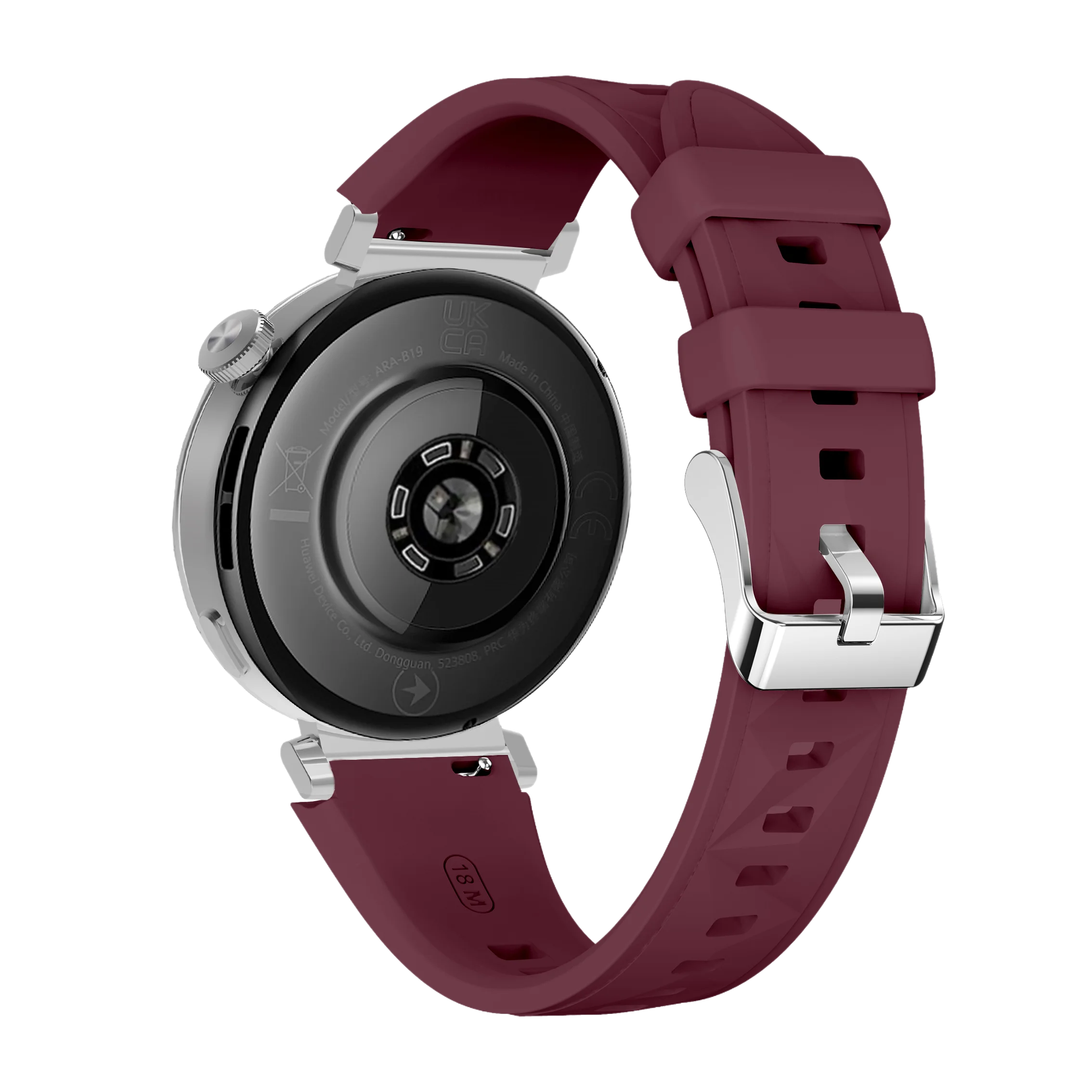 Sport Breathable Adjustable Silicone Wrist Band with Classic Buckle