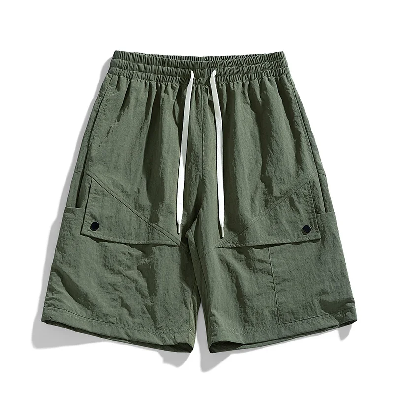 Herren Sommer Casual Strandshorts Übergroße 6XL 7XL 8XL Plus Size Schnelltrocknend Atmungsaktiv Leicht Locker mit Taschen Outdoor-Mode – Detail 10