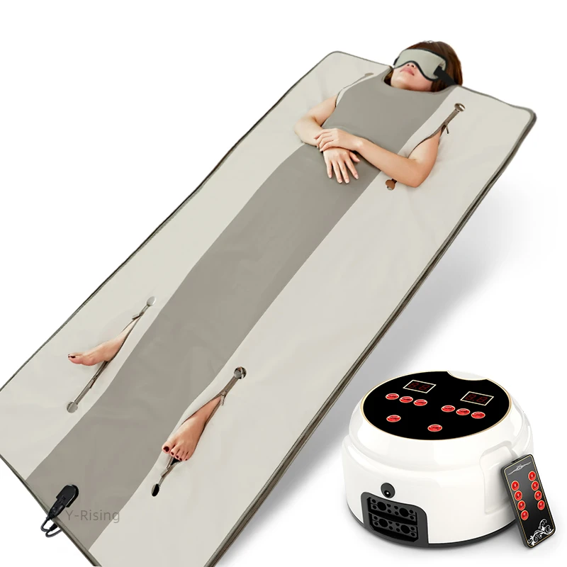 Home Salon Beauty Use Sauna Bed Full Body Pain Relief Heating Blanket Detox Heated Therapy Sleeping Bag 2