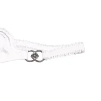 1 pièces dentelle femmes culottes florale Sexy sous-vêtements femmes tongs Sexy string taille basse femme caleçon Perspective Lingerie 6