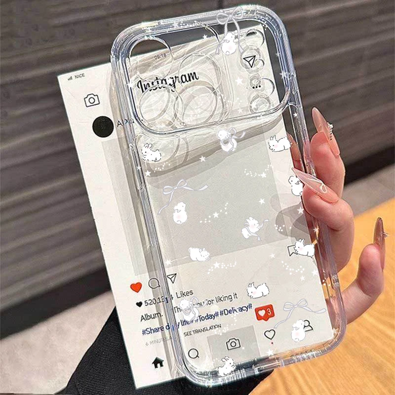 ตัวเลือกสินค้า เคสใสลายจุดโบว์หัวใจ สวยหวานสำหรับ iPhone