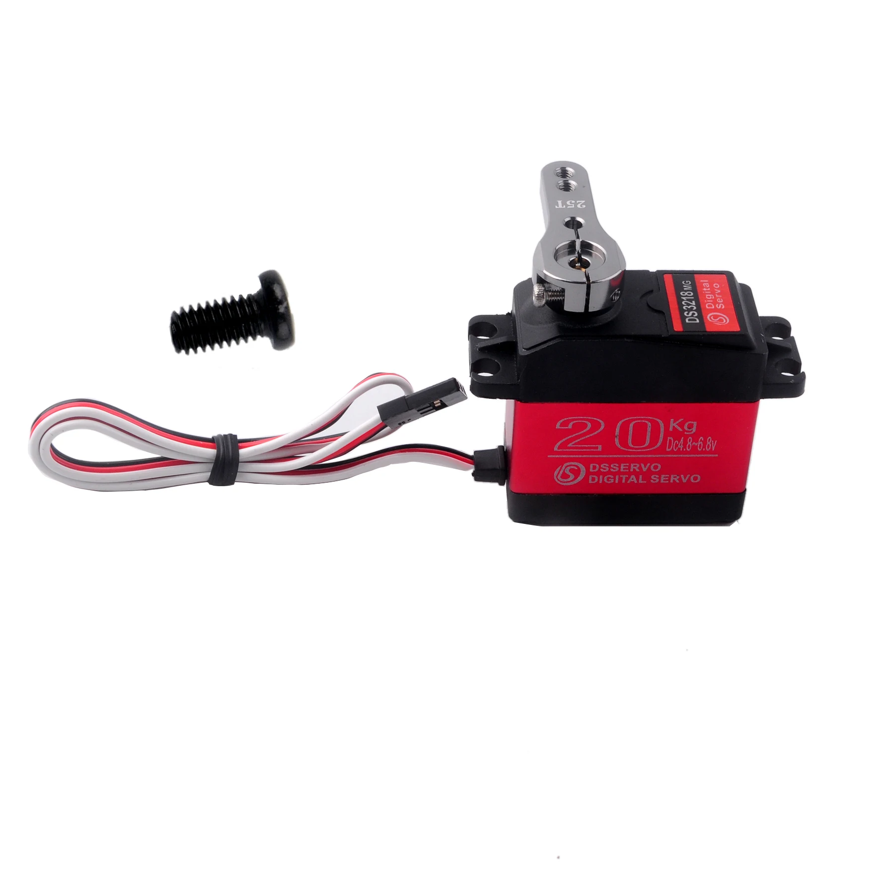 DS3218 Digital Servo 20KG 180 270 Degree High Speed Servo IP66 Metal Gear DS3218 PRO RC for 1/8 1/10 Scale RC Cars rc servo
