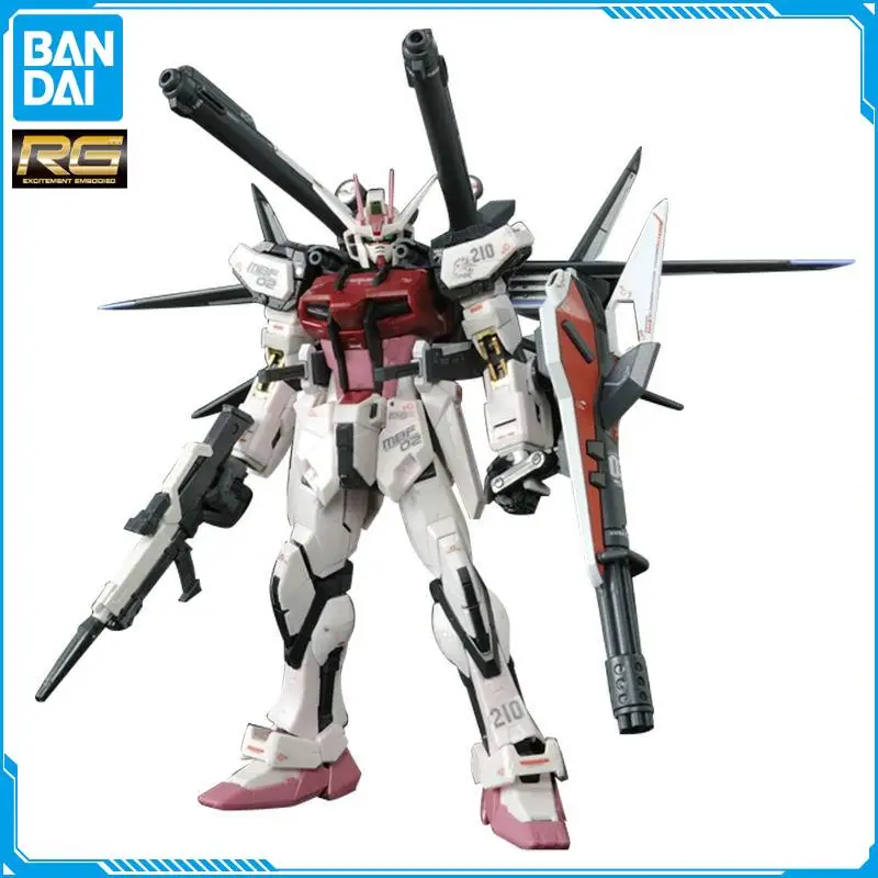 

In Stock Original BANDAI GUNDAM RG 1/144 STRIKE ROUGE IWSP GUNDAM Model Assembled Robot Anime Figure Action Figures Toys
