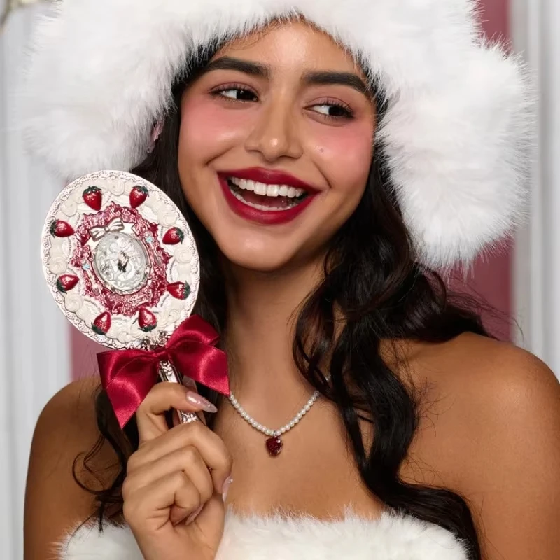Flower Knows Strawberry Cupid Hand Mirror Flowerknows Makeup Mirrors Vintage Mirror