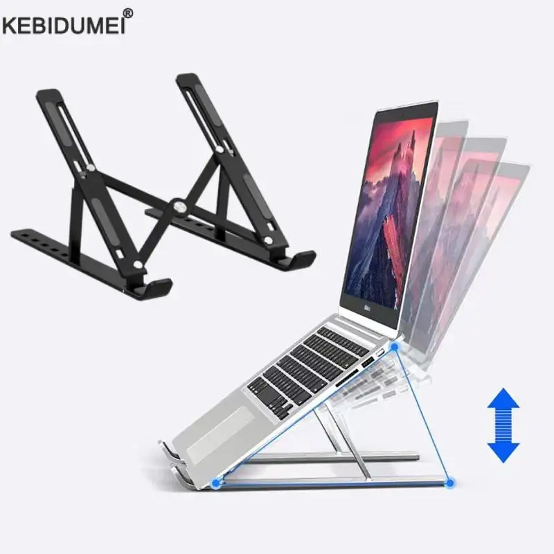 Portable Laptop Stand Aluminum Notebook Holder Foldable 10 To 15.6 Inches Laptop Bracket for Macbook Air Pro Xiaomi Accessories laptop stand