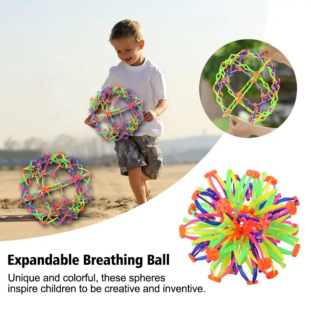 

Unique And Colorful Breathing Ball Novel Expansion Ball Multi-colored Toy Expanding B9j2