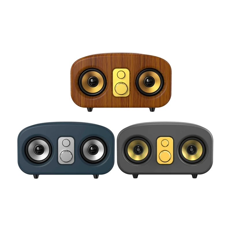 Nuovo Altoparlante Bluetooth Wireless Retrò Subwoofer Computer Desktop Game Sound Box Soundbar Portatile Sound Blasters